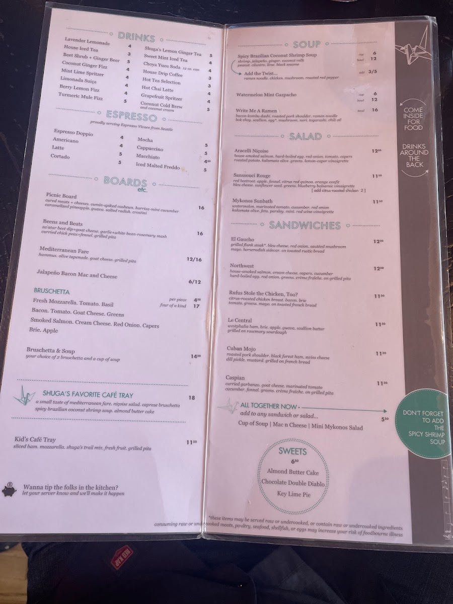Shuga's Menu - Image 4